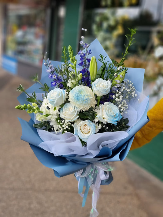 Graduation Bouquet Blue