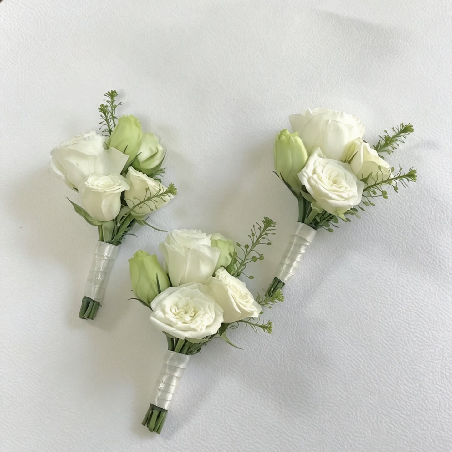 Classic White Rose Boutonniere | Wedding & Formal Buttonhole
