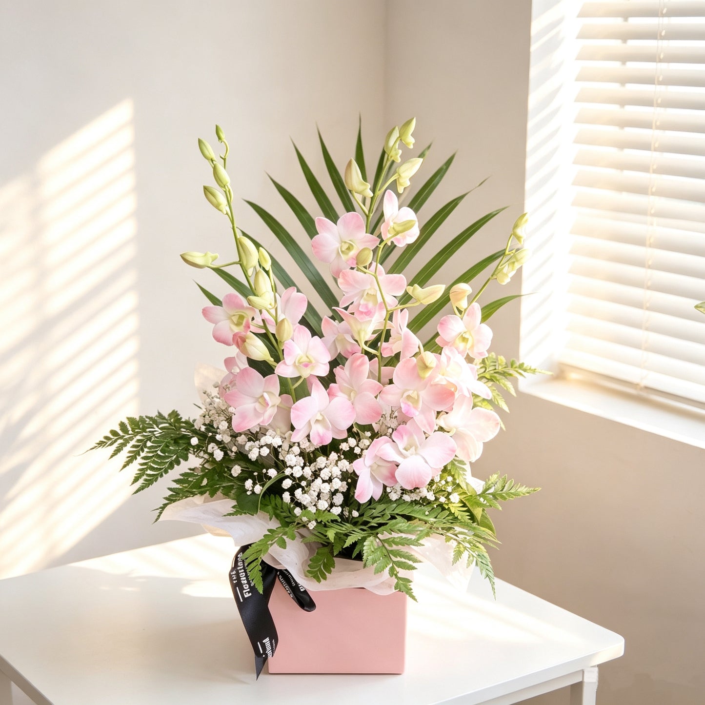 Singapore Orchid Box Pink
