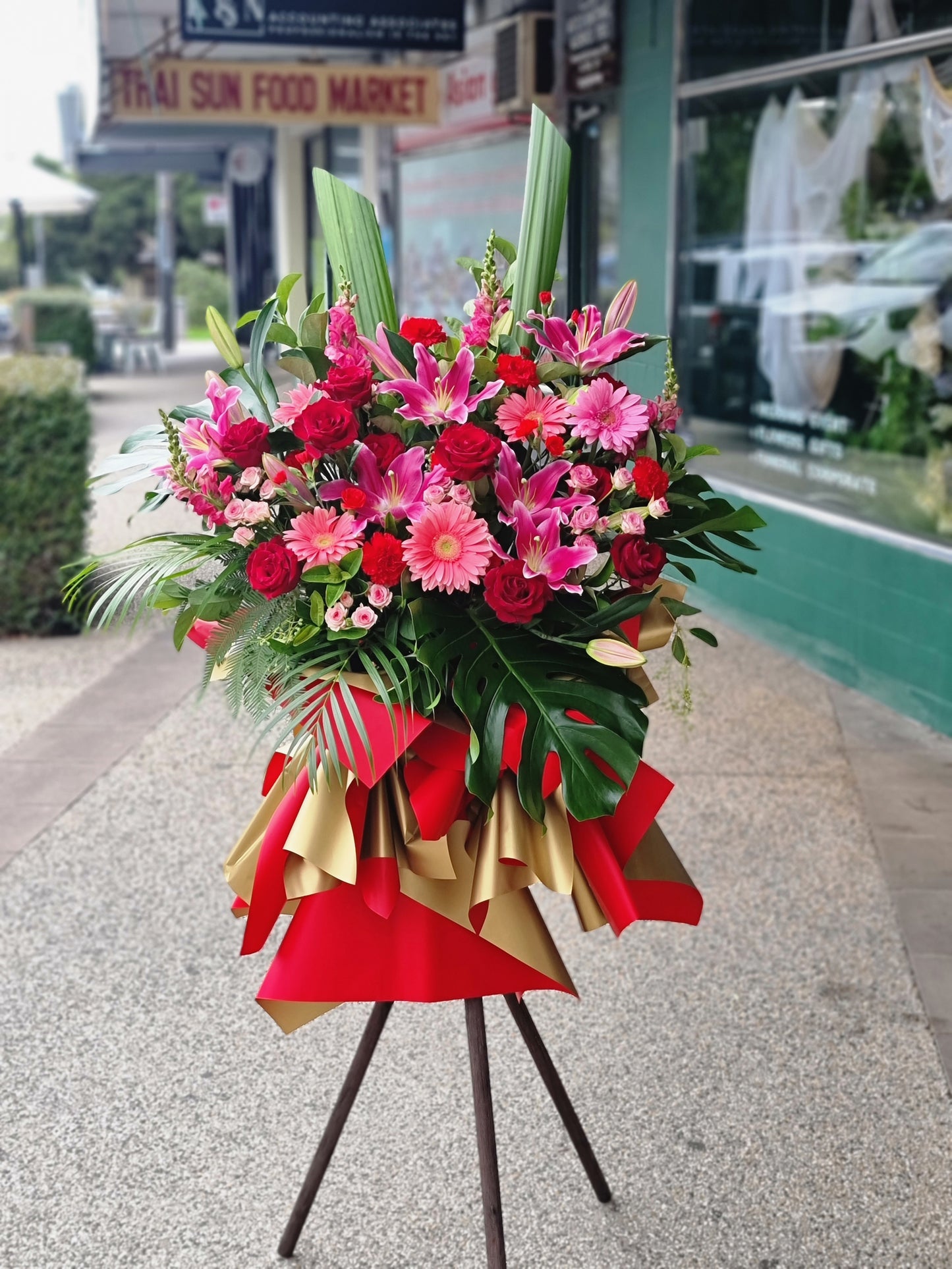 Grand Opening Stand Pink/Red 1.6m