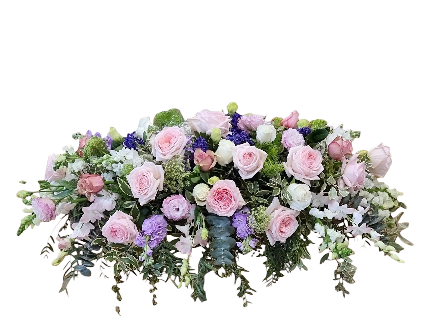 Heavenly Whisper Casket Spray