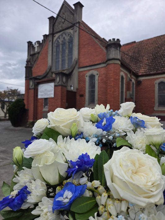 Greek Orthodox Funeral Floral Tribute in Bentleigh East