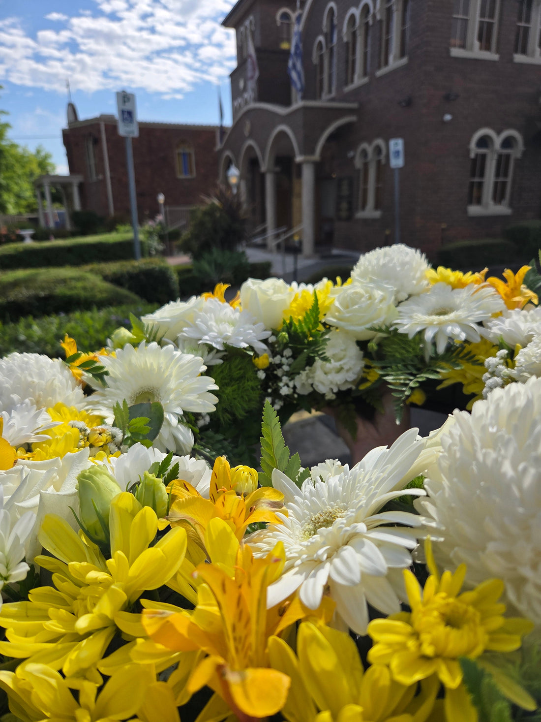 Greek Orthodox Funeral Flowers: A Floral Tribute at The Presentation of Our Lady to the Temple