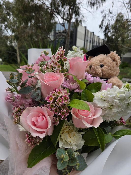 Graduation Flowers Delivered to Monash University Clayton