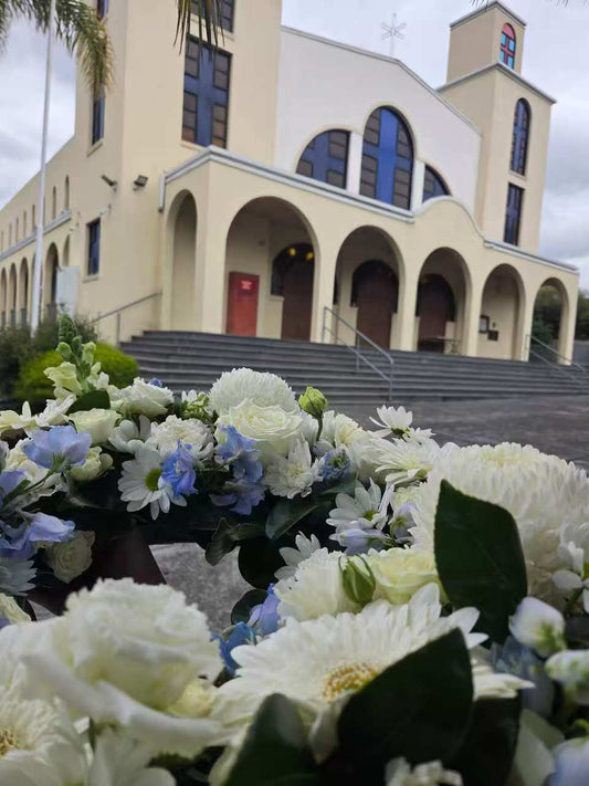 Crafting the Narrative of Respect: Floral Architecture for St Andrew’s Greek Orthodox Church