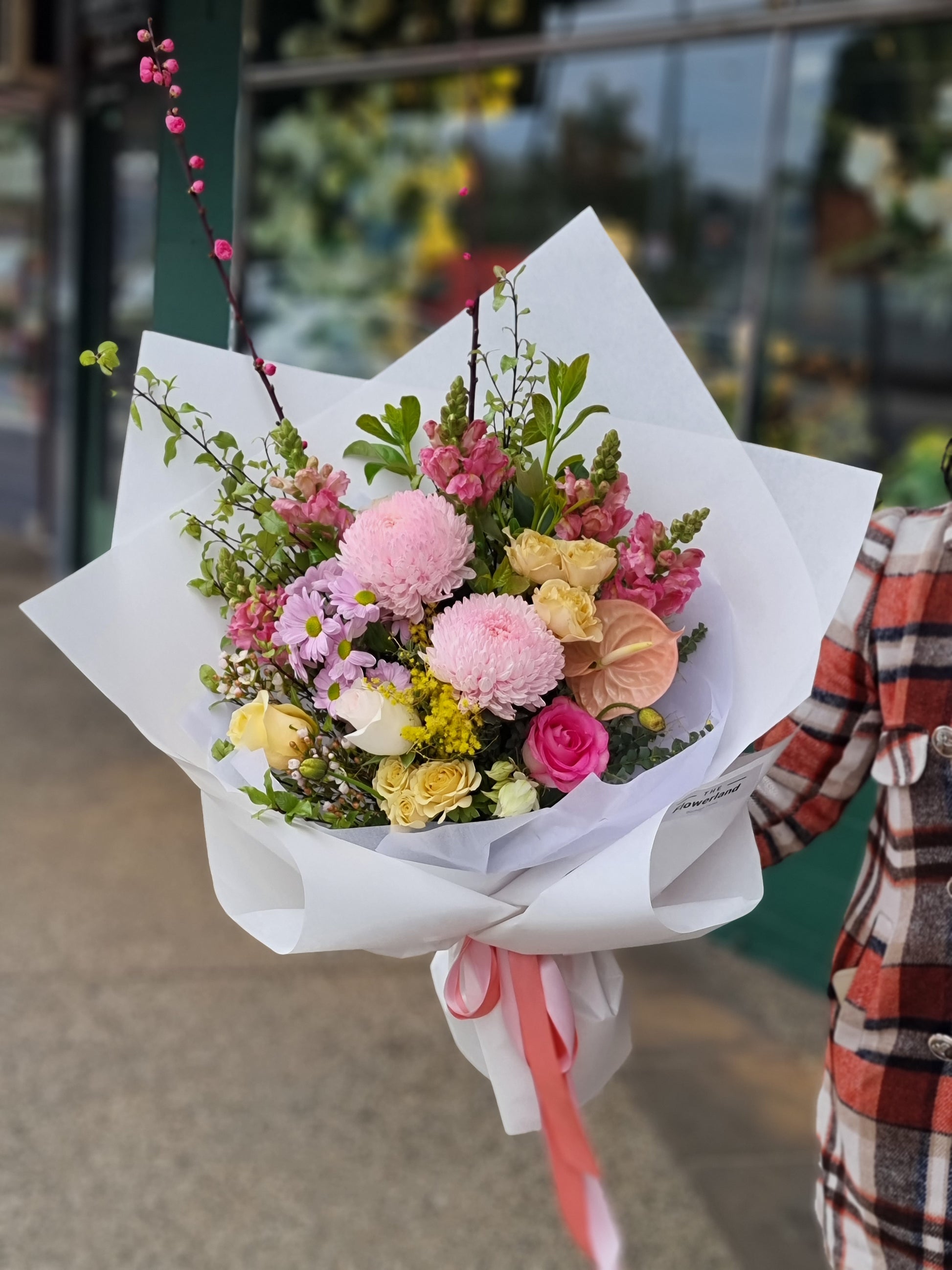 Magical whimsical pastel bouquet for same-day delivery to premium high-rise apartments and homes in Glen Waverley, handcrafted by local florist.