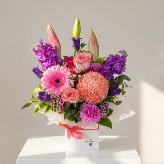 Berry Burst Box Arrangement