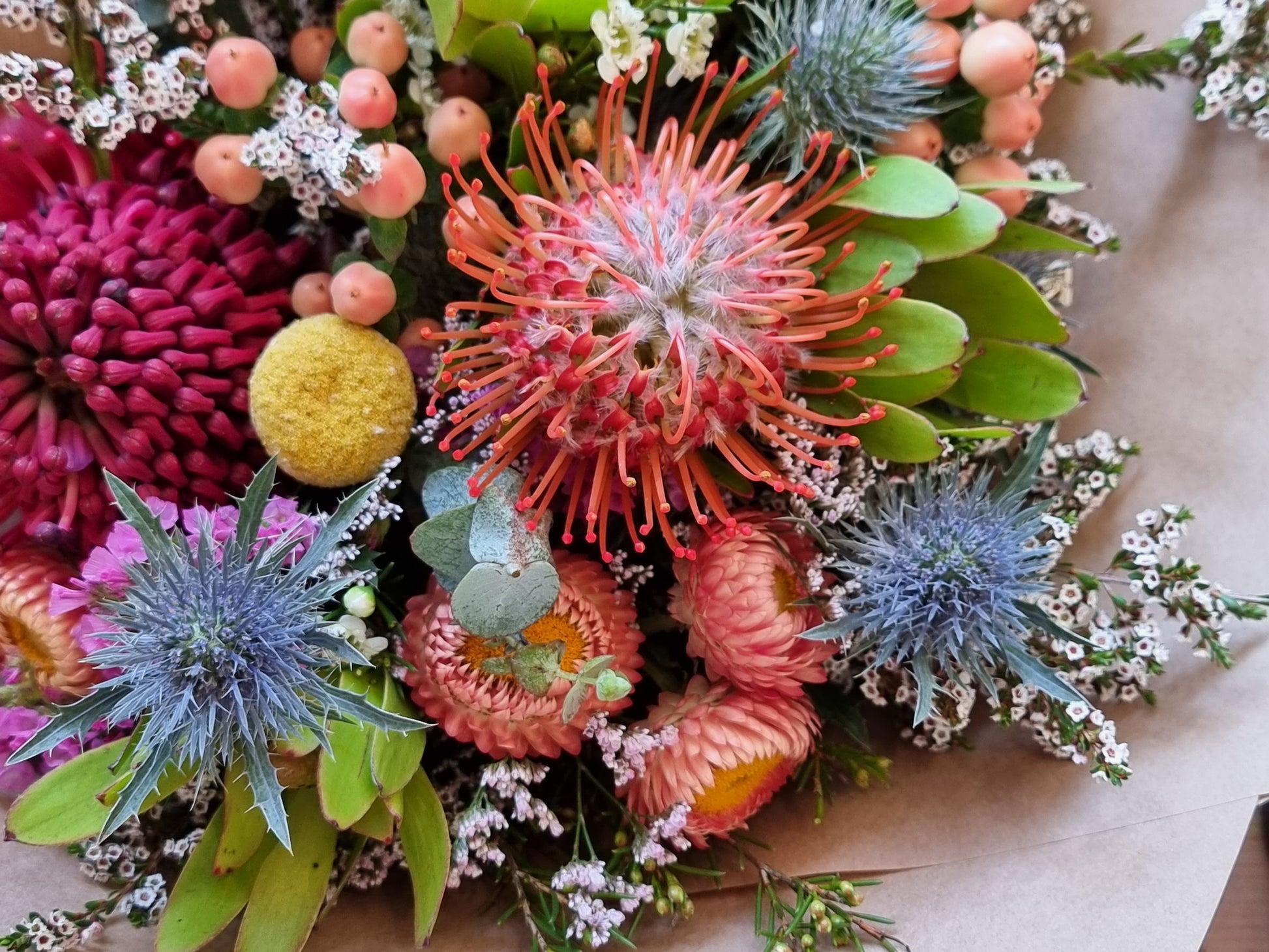 Vibrant wildflower bouquet designed for milestone family celebrations and reliable same-day flower delivery throughout Ringwood.