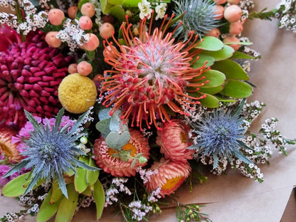 Vibrant wildflower bouquet designed for milestone family celebrations and reliable same-day flower delivery throughout Ringwood.