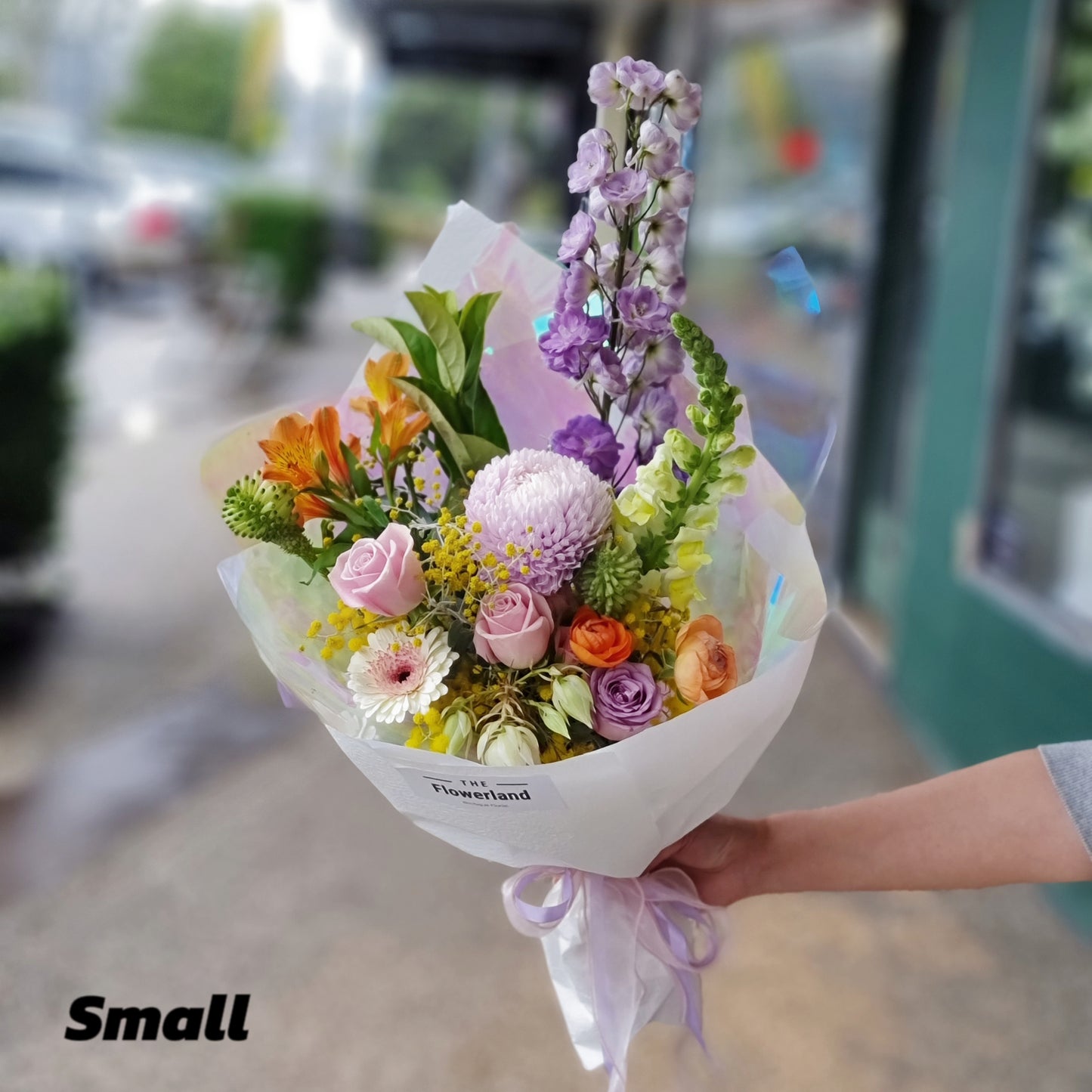 Whimsical pastel flower bouquet with magical fairy garden greenery same-day delivery Flowerland Nunawading