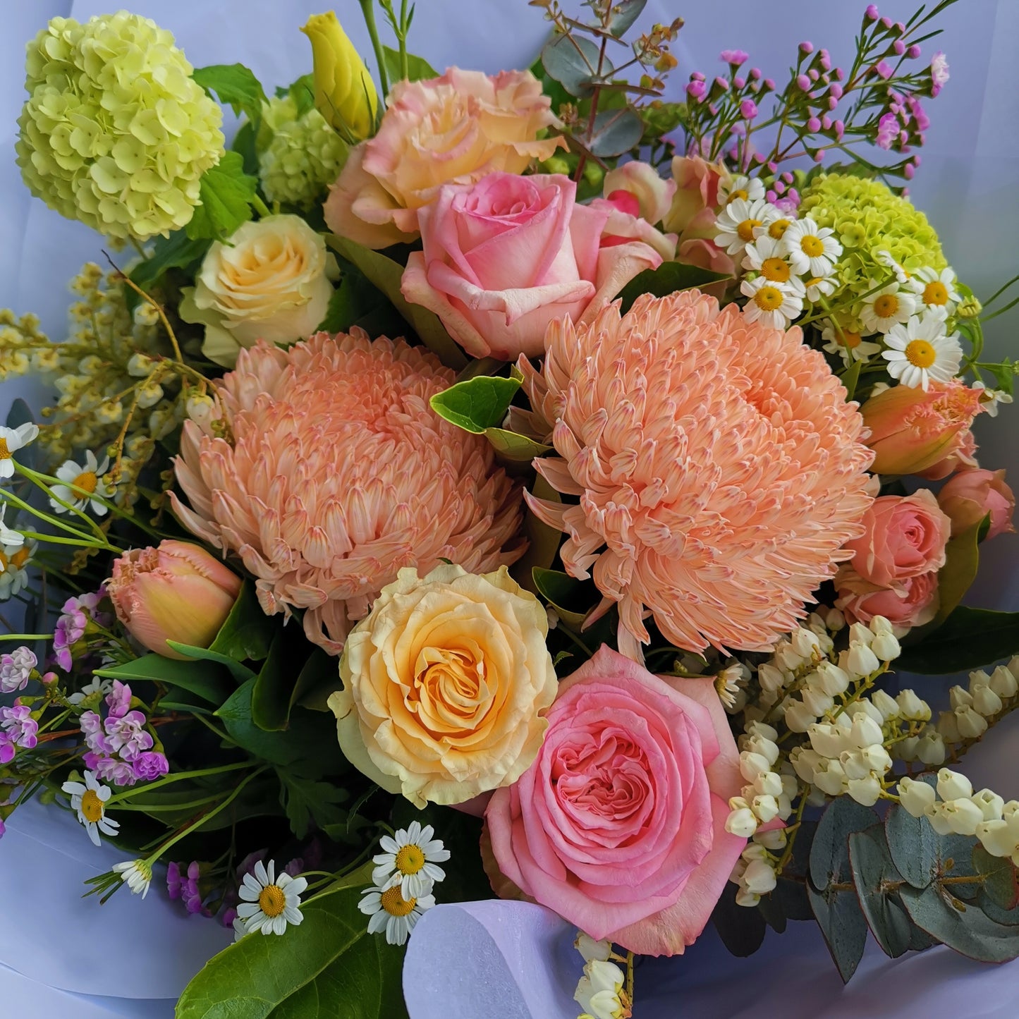 Fresh seasonal pastel fairy bouquet designed by local florist for reliable same-day flower delivery throughout Mount Waverley.