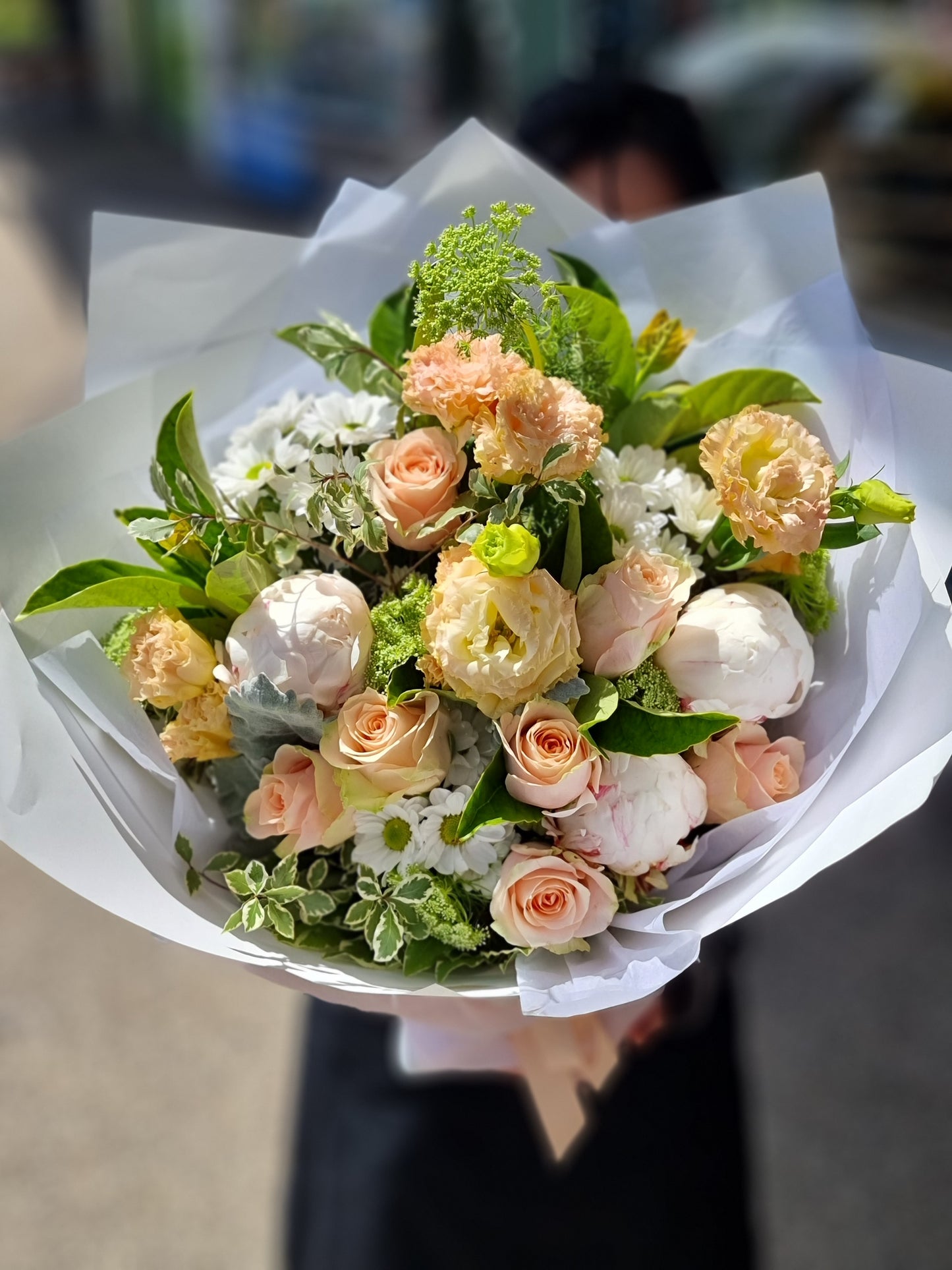 Handcrafted sweet pastel bouquet ideal for romantic gifting, available for reliable same-day delivery in Kew East.